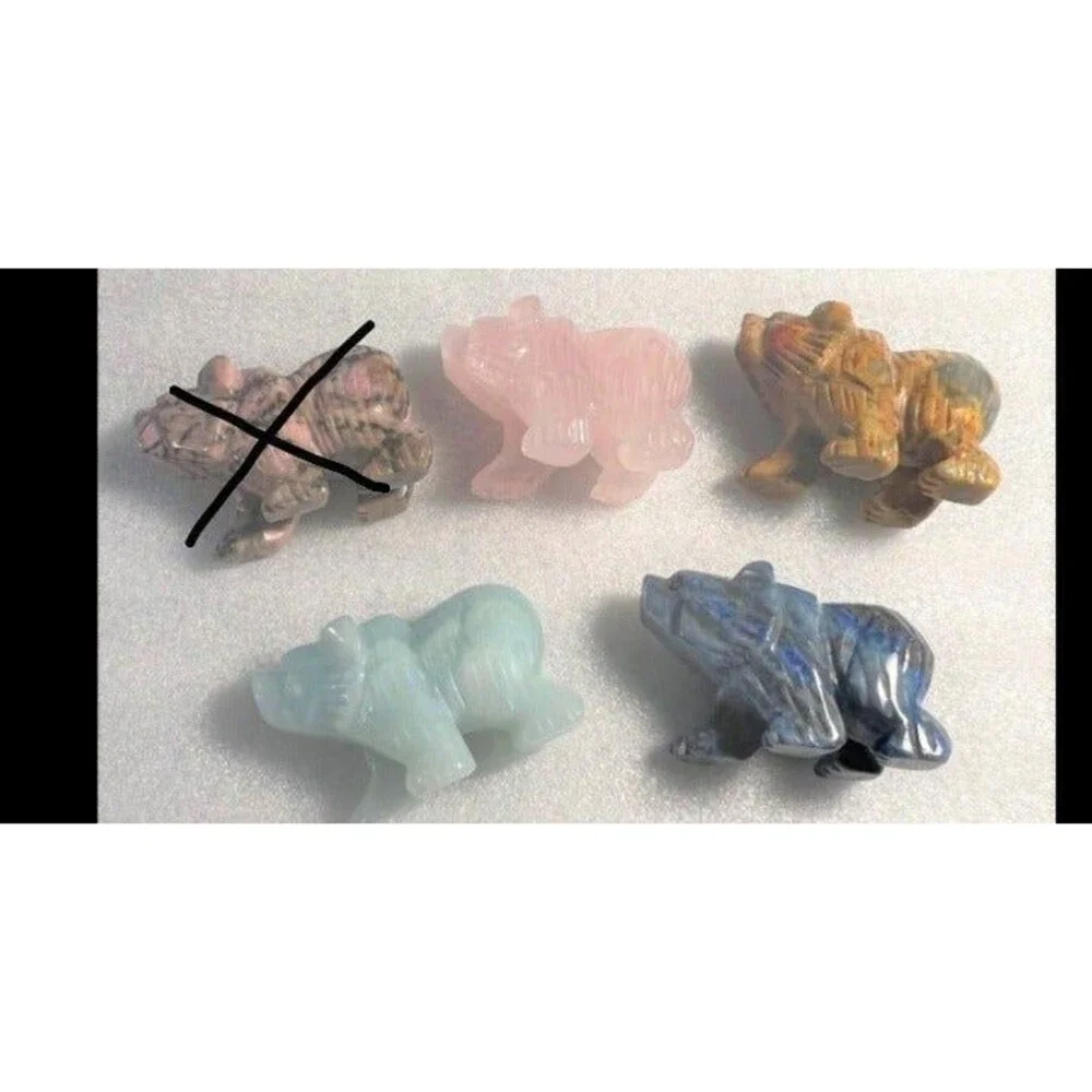 Gemstone Bear Carving - Your Choice